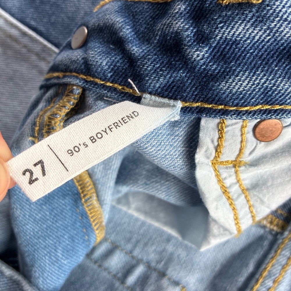Pacsun Two-Tone Patchwork Light and Medium Wash Jeans - Picture 5 of 6
